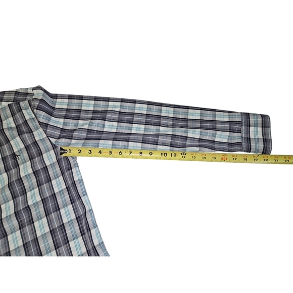 Original Penguin Men's Plaid Multicolor Longsleeve Button Up Shirt Medium - Picture 10 of 10
